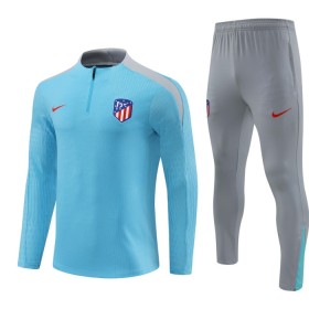 Enfant Atlético Madrid Sweat d'Entraînement Quart-Zip Bleue 2024-25